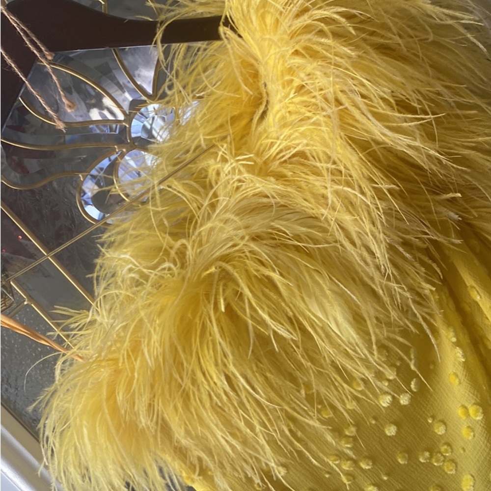 Vintage yellow maxi